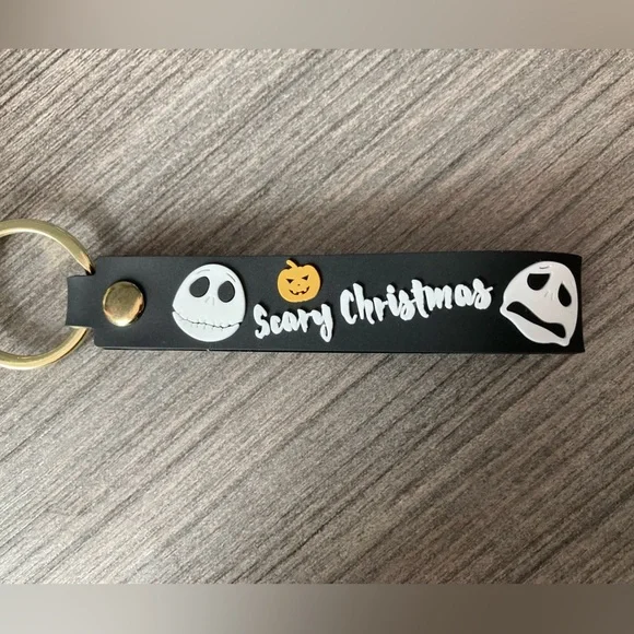 Nightmare Before Christmas inspired Jack Skellington bag charm/ key chain - Picture 3 of 5